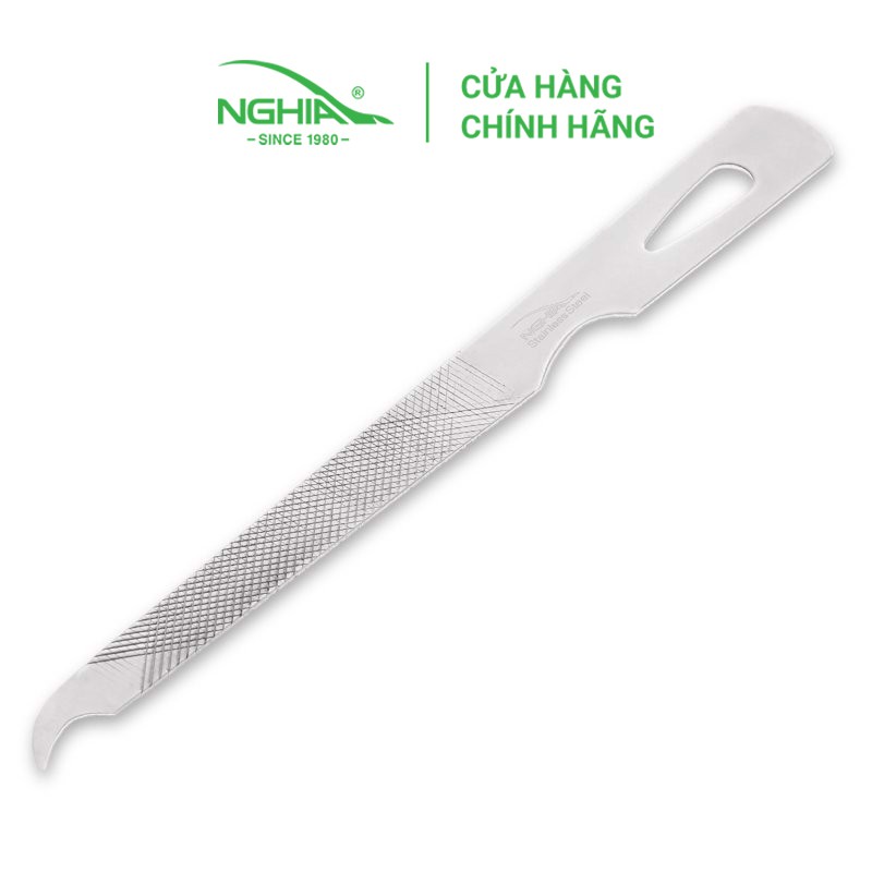 Dũa móc inox Kềm Nghĩa dũa móng tay tiện dụng (DŨA CONG)