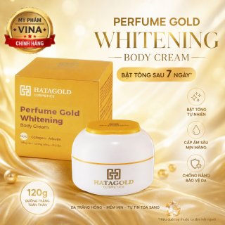 Kem Dưỡng Body Hatagold Bật Tông Sau 7 Ngày - Perfume Gold Whitening Body Cream - 120g