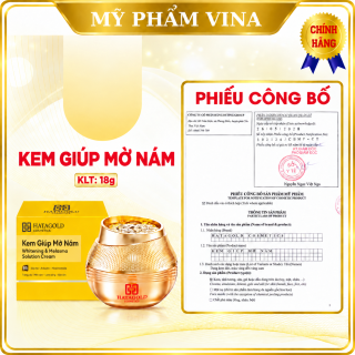 Kem Hatagold Nám Dưỡng Trắng Da Tinh Chất Nano Vàng Và Nhị Sen - Whitening and Melasma Solution Cream - 18gr