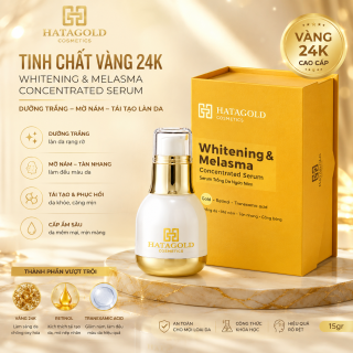 Serum Hatagold Tinh Chất Vàng 24K - Whitening and Melasma Concentrated Serum - 15gr