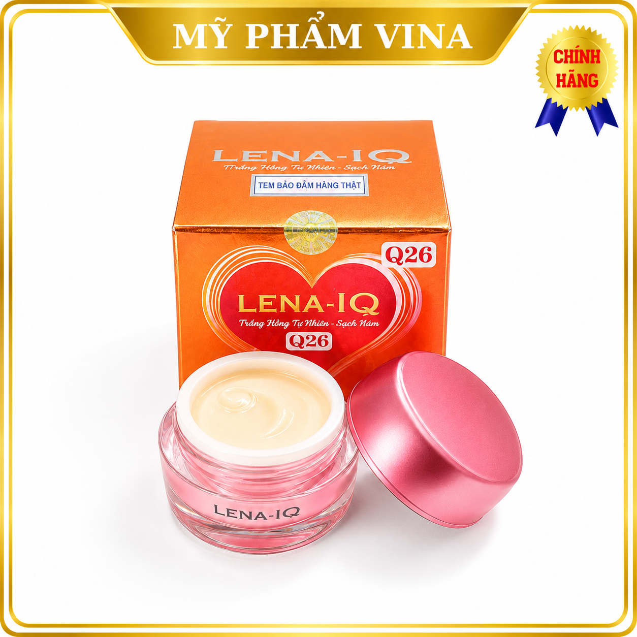 Kem Mụn LENA IQ Q26 - Giảm Thâm, Nám, Mờ Sẹo, Dưỡng Trắng, Làm Dịu Da 18g 1
