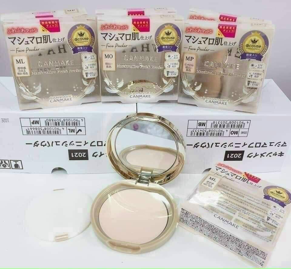 Phấn Phủ Canmake Marshmallow Finish Powder Nhật Bản - Tone ML: Thiên trắng 2