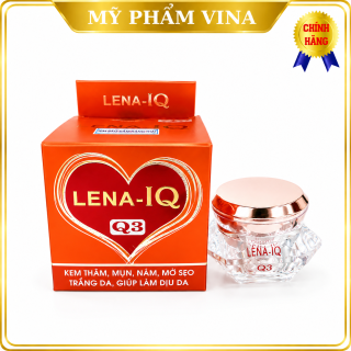 Kem LENA-IQ Q3 mụn - Thâm - Nám - Mờ sẹo - Trắng da - Làm dịu da (15g)
