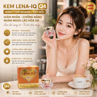 Kem LENA-IQ Q4 nám - Tàn nhang - Đồi mồi - Giảm nhăn - Chống nắng - Ngăn ngừa lão hóa da (20g)