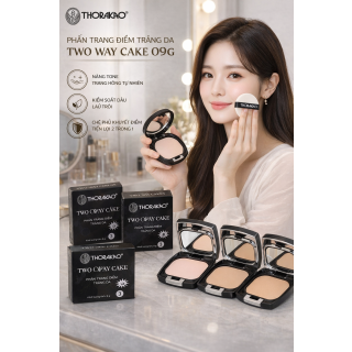 Phấn trang điểm trắng da Thorakao Two Way Cake 9g