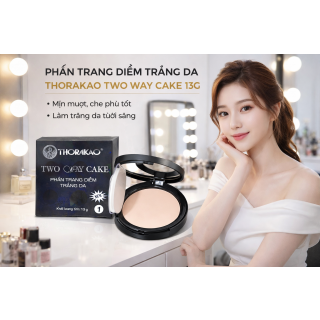 PHẤN TRANG ĐIỂM TRẮNG DA THORAKAO TWO WAY CAKE 13G - SỐ 1