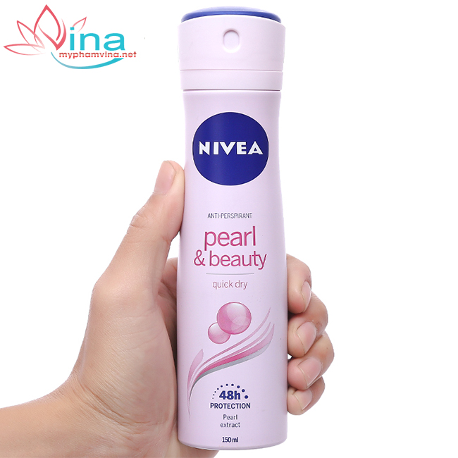 Xịt ngăn mùi Nivea Pearl & Beauty ngọc trai đẹp quyến rũ 150ml