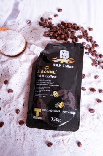 Muối Tắm Bò Cà Phê A BONNE Milk Coffee Tẩy Tế Bào Chết 350GR 2