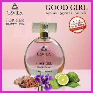 [Mua 1 Tặng 1] Nước hoa nữ Lavila Good Girl EDP 60ml - Tặng nước hoa 12ml 2