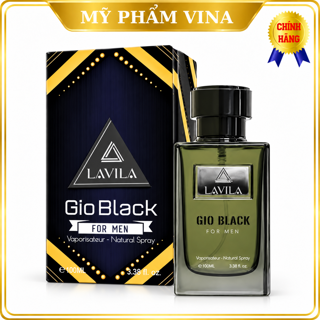 NƯỚC HOA NAM LAVILA GIO BLACK 100ML 1