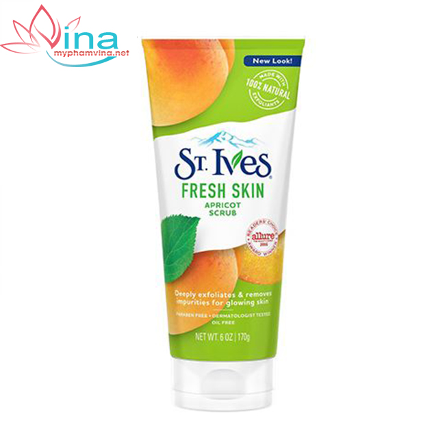 Sữa Rửa Mặt Tẩy Tế Bào Chết St.Ives Fresh Skin Apricot Scrub 170ml 1