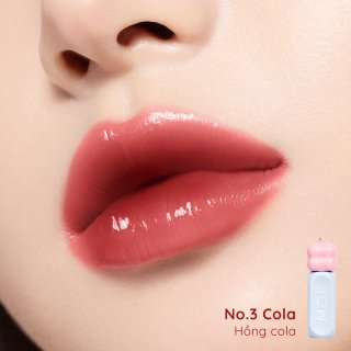 Son tint bóng M.O.I Gummy Lip Tint 3g cấp ẩm giúp môi căng mọng trendy - #3. Cola | Hồng Cola 2