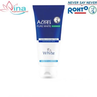 Sữa rửa mặt dưỡng trắng và ngăn ngừa mụn Acnes Pure White Cleanser 100g 2