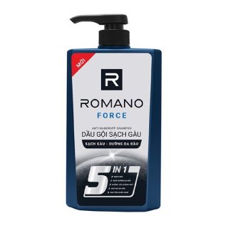 Dầu gội Romano Force 5in1 sạch gàu dưỡng da đầu 650gr