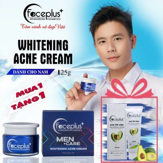 Kem FACEPLUS MEN Sạch Mụn Thâm Trắng da Liền sẹo dành cho Nam - tặng kem tẩy lông