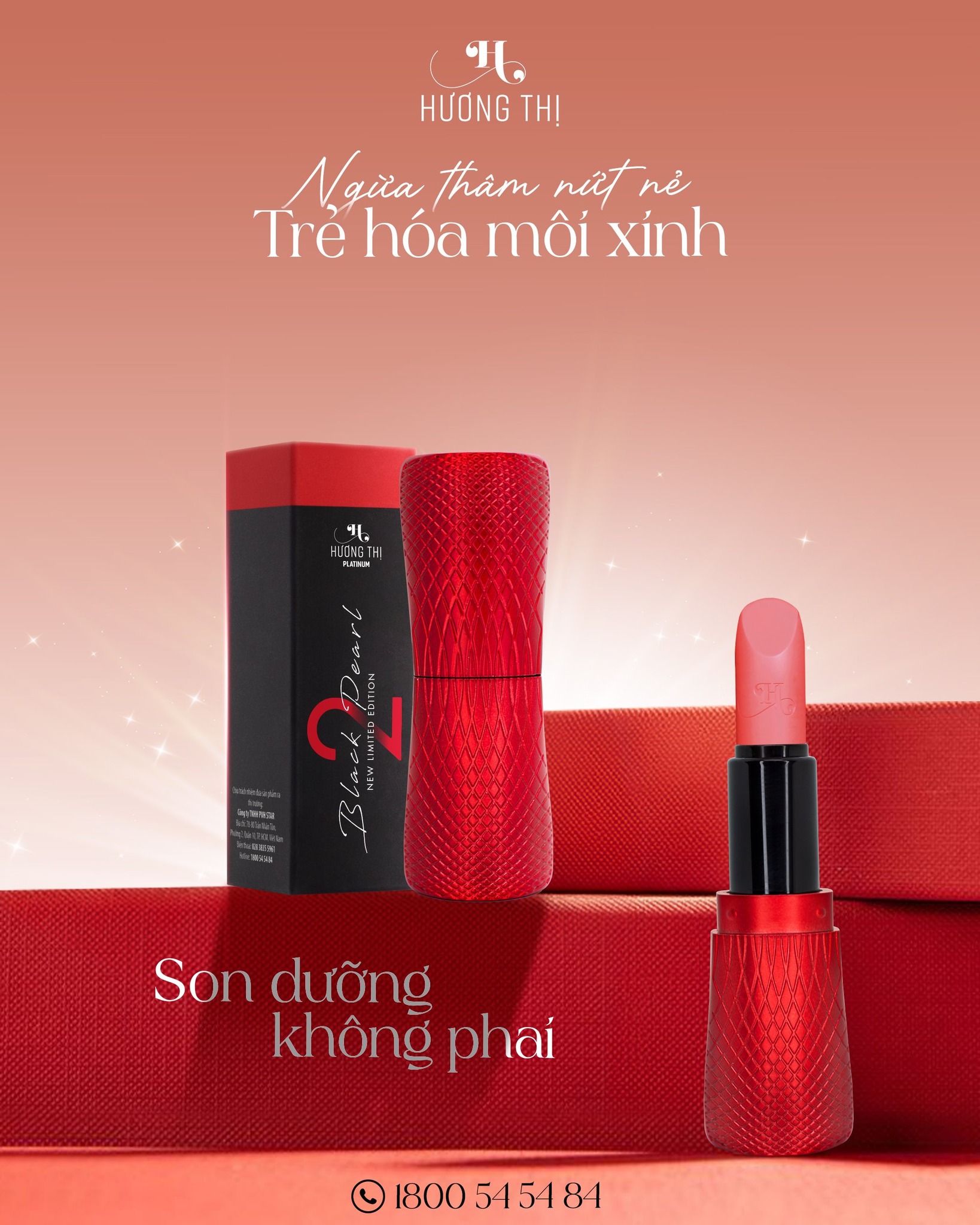 SON DƯỠNG KHÔNG PHAI HƯƠNG THỊ BLACK PEARL 2 – PHIÊN BẢN MỚI 1