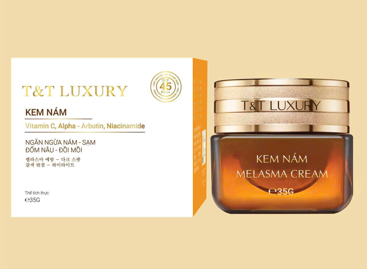 Kem T&T Luxury nám - sạm - đốm nâu - đồi mồi 35gr 2