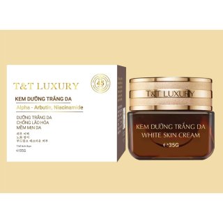 Kem T&T LUXURY dưỡng trắng da - lão hoá - mềm mịn da - SPF 45 PA ++ 20gr