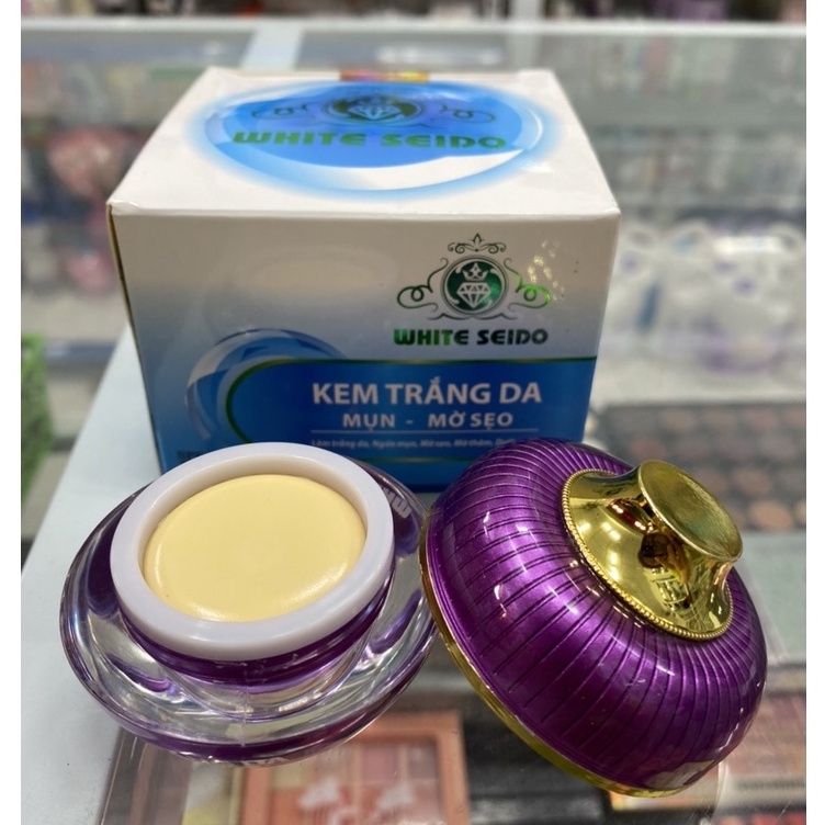 KEM WHITE SEIDO SẠCH MỤN TRẮNG DA MỜ SẸO 25GR 1