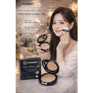 PHẤN TRANG ĐIỂM TRẮNG DA THORAKAO TWO WAY CAKE 13G - SỐ 3