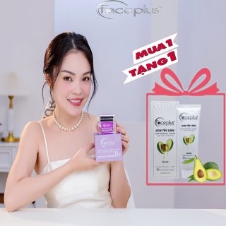 KEM FACEPLUS+ B5 SẠCH NÁM - TÀN NHANG - ĐỒI MỒI 40GR (NEW) - TẶNG KEM TẨY LÔNG