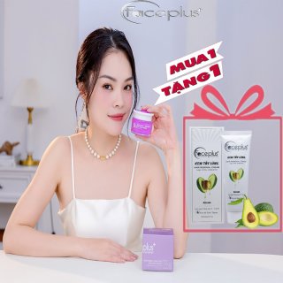 KEM FACEPLUS+ B5 SẠCH NÁM - TÀN NHANG - ĐỒI MỒI 40GR (NEW) - TẶNG KEM TẨY LÔNG