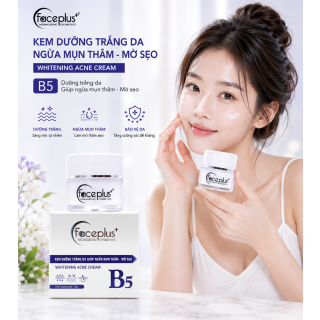 Kem FacePlus+ dưỡng trắng da ngừa mụn thâm 10gr