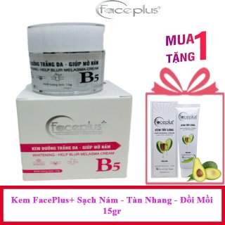 Kem FacePlus+ Nám - Tàn Nhang - Đồi Mồi 15g + tặng mặt nạ