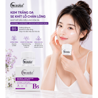 Kem FacePlus+ dưỡng trắng da - Ngừa lão hóa - Se khít lỗ chân lông 10gr