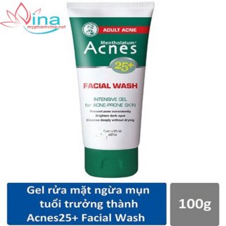 Gel Rửa Mặt Ngăn Ngừa Mụn Acnes 25+ Facial Wash 100ml 1