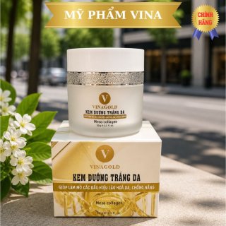 Kem Dưỡng Trắng Da Chống Nắng VINAGOLD MESO COLLAGEN UV SPF 30/PA+++ 30GR 1
