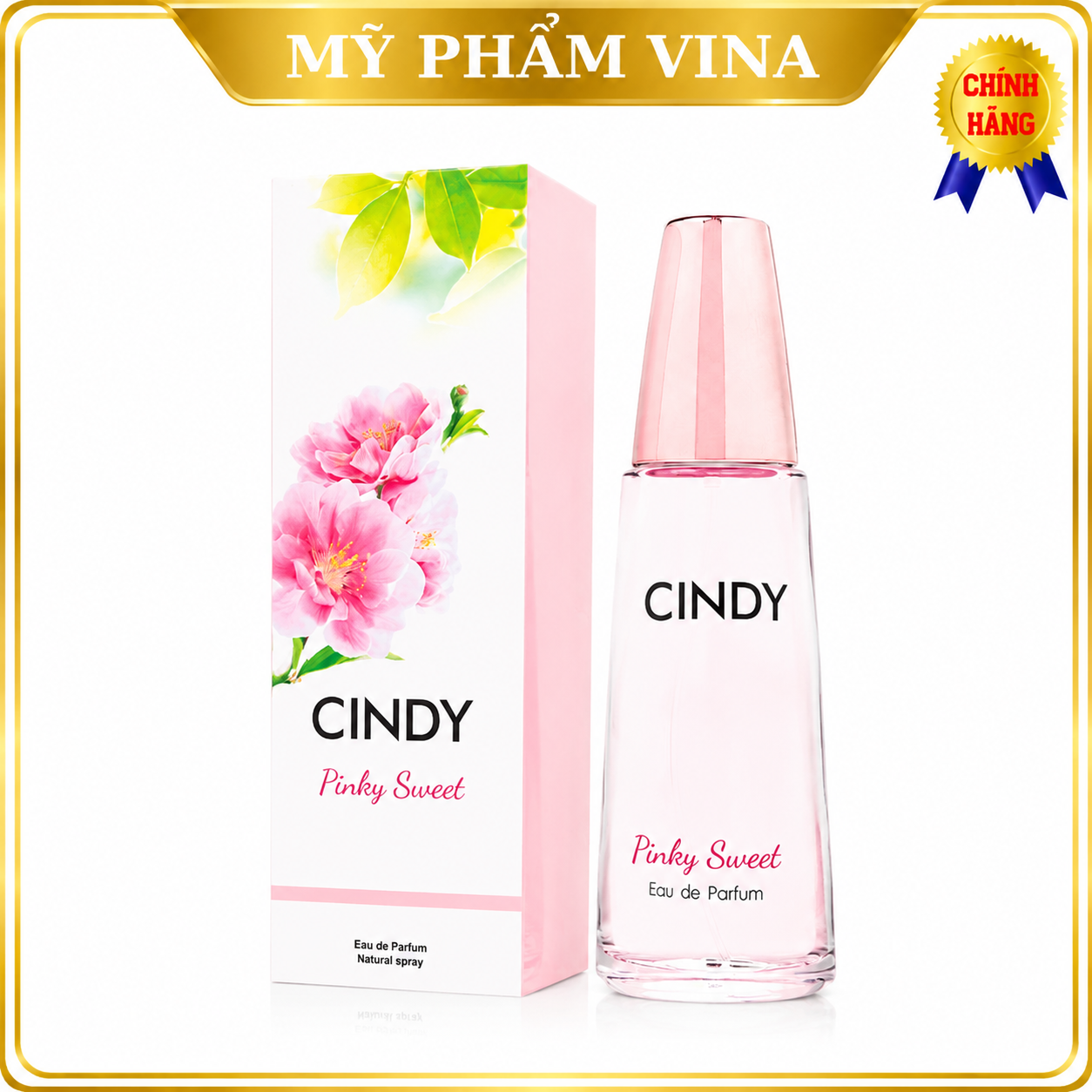 Nước hoa nữ Cindy Pinky Sweet mùi hương ngọt ngào trẻ trung 50ml 1