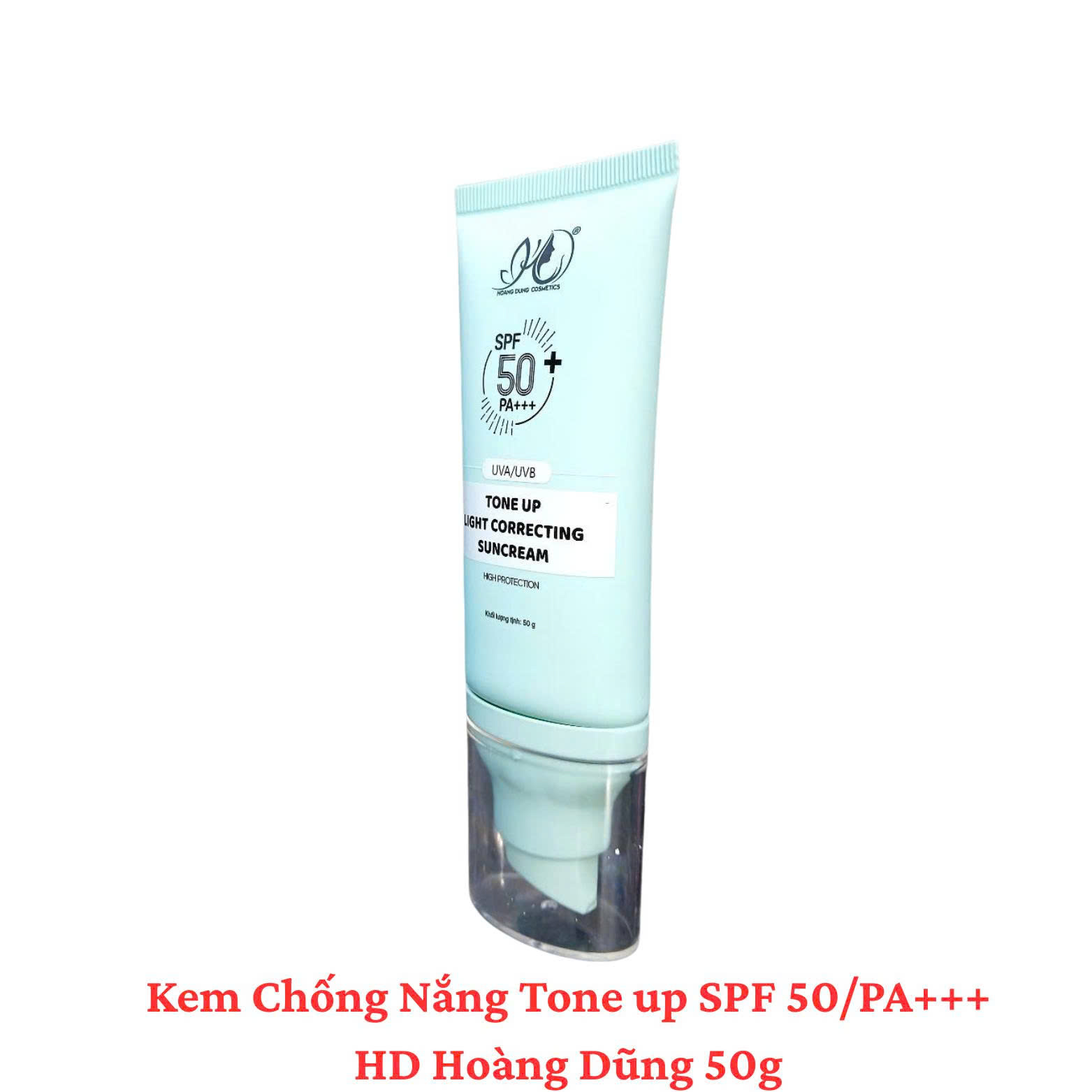 (XANH) KEM CHỐNG NẮNG TONE UP SPF 50/PA+++ HD HOÀNG DŨNG 50G 2