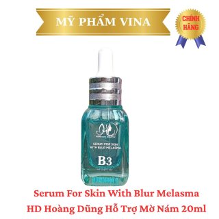 (XANH) SERUM FOR SKIN WITH BLUR MELASMA HD HOÀNG DŨNG  HỖ TRỢ MỜ NÁM 20ML 2