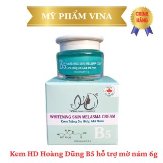  Xanh) Kem HD Hoàng Dũng B5 Whitening Skin Melasma Cream 6g – Hỗ Trợ Mờ Nám, Dưỡng Trắng Da, Làm Đều Màu Da 1