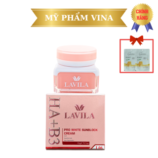 Kem Lavila L06 Dưỡng Trắng Da Chống Nắng AHA-B3 15GR (tặng mặt nạ) 2