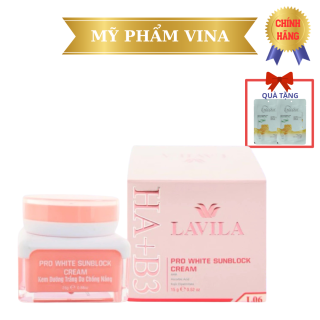 Kem Lavila L06 Dưỡng Trắng Da Chống Nắng AHA-B3 15GR (tặng mặt nạ) 1