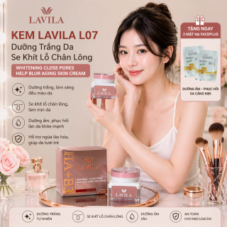 Kem Lavila L07 Dưỡng Trắng Da Se Khít Lỗ Chân Lông 15g - Whitening Close Pores Help Blur Aging Skin Cream (TẶNG MẶT NẠ)
