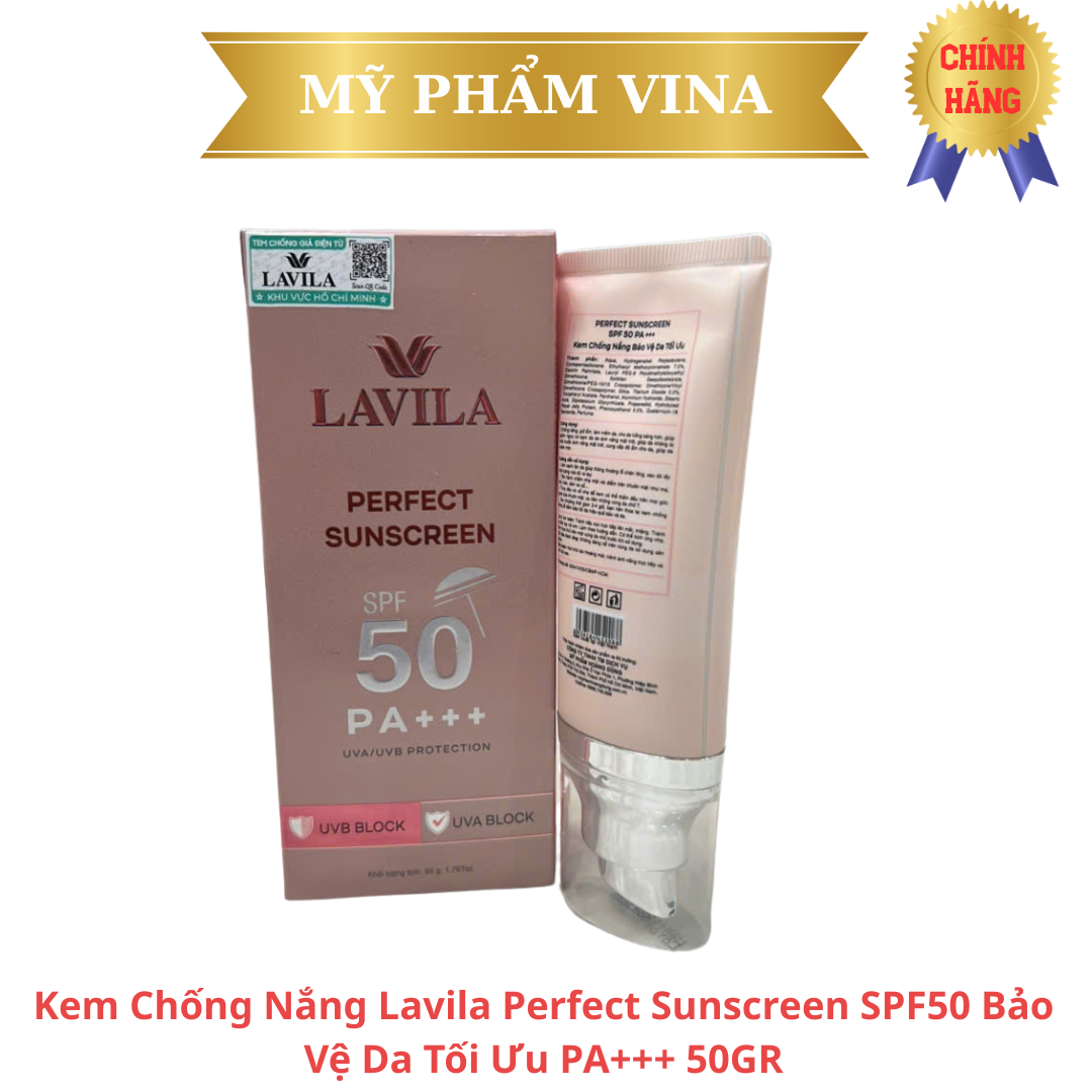 Kem Chống Nắng Lavila Perfect Sunscreen SPF50 Bảo Vệ Da Tối Ưu PA+++ 50G 2