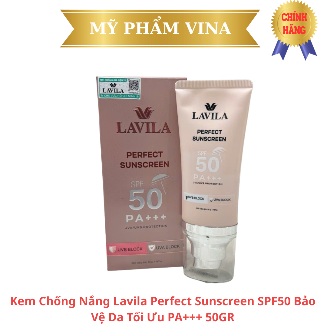 Kem Chống Nắng Lavila Perfect Sunscreen SPF50 Bảo Vệ Da Tối Ưu PA+++ 50G 1