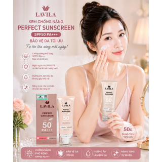 Kem Chống Nắng Lavila Perfect Sunscreen SPF50 Bảo Vệ Da Tối Ưu PA+++ 50G