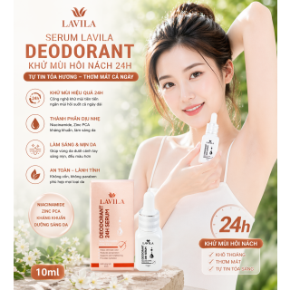 Serum Lavila Deodorant khử mùi hôi nách 24h 10ml