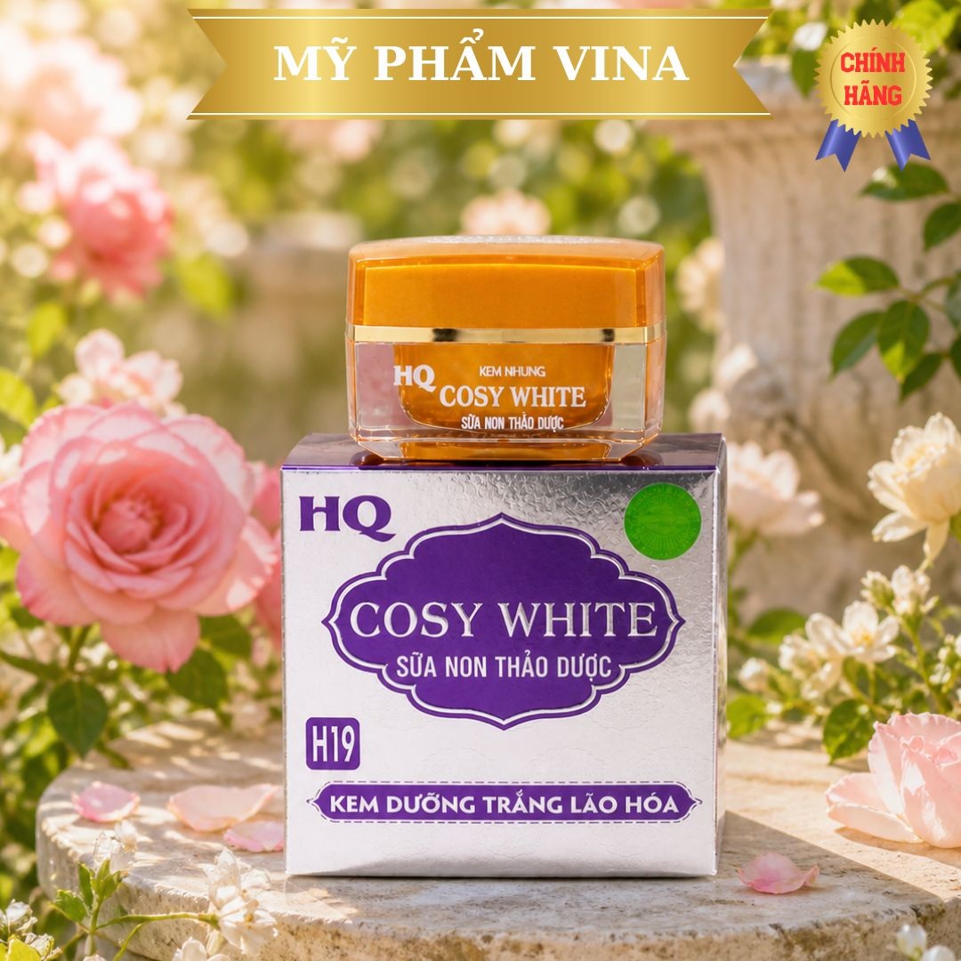 Kem HQ Cosy White H19 Dưỡng Trắng Da Ngừa Lão Hóa 19g 1
