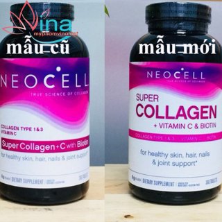 Viên Uống Neocell Super Collagen +C +Biotin 360 Viên Của Mỹ