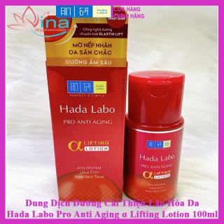 Dung dịch Hada Labo Pro Anti Aging dưỡng da chuyên biệt chống lão hóa 100ml