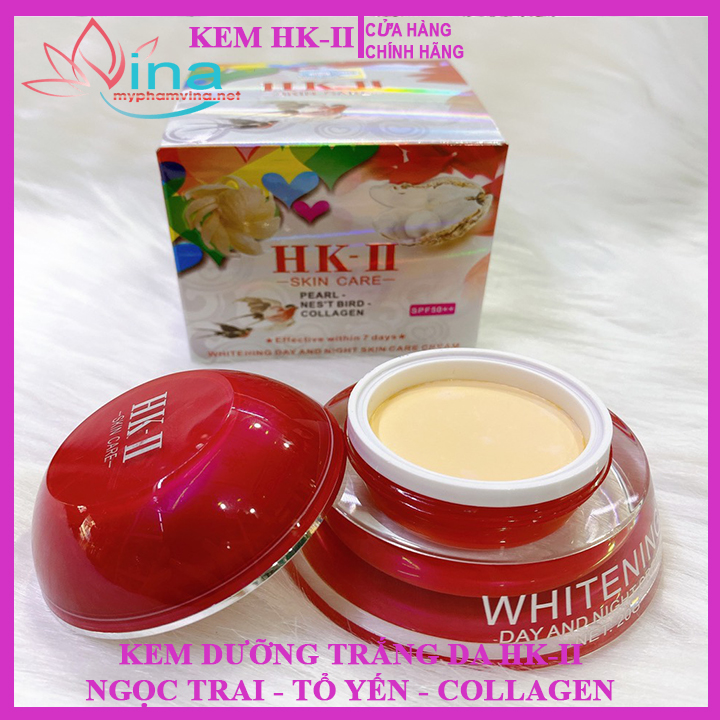 KEM DƯỠNG TRẮNG DA HK-II NGỌC TRAI - TỔ YẾN - COLLAGEN 20gr 1