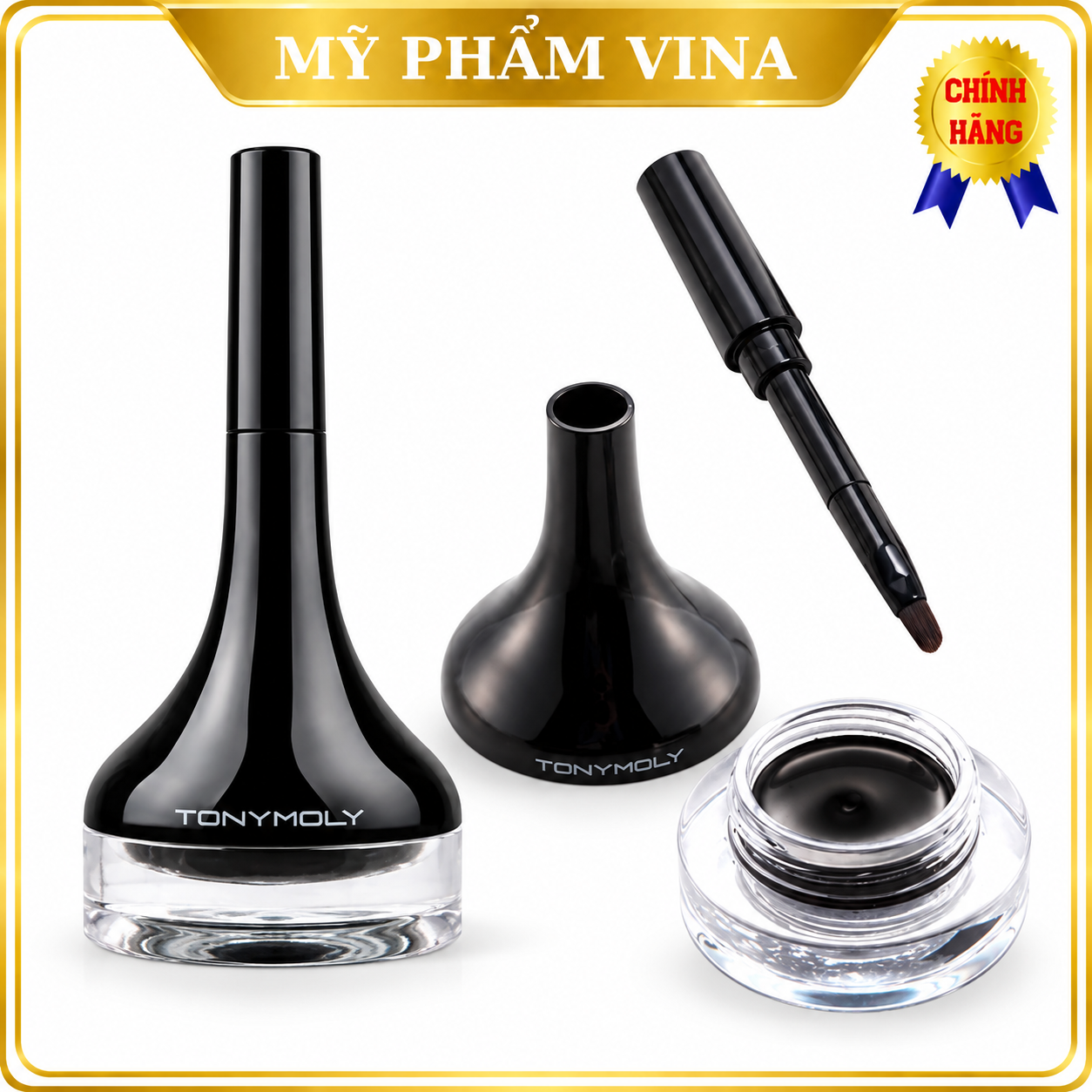 Gel Kẻ Mắt Tonymoly Backstage Gel Eyeliner số 01 - Màu Đen 1