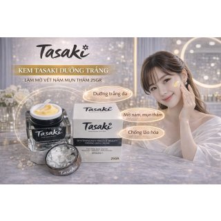 Kem Tasaki dưỡng trắng da xóa nám và mụn thâm 25GR - Tasaki Whitening Anti Freckle Beauty Firming Skin Cream 1