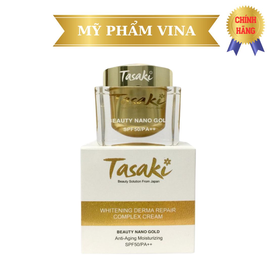 Kem Tasaki dưỡng trắng và chống lão hóa Nano Vàng 25GR - Tasaki Whitening Derma Repair Complex Cream