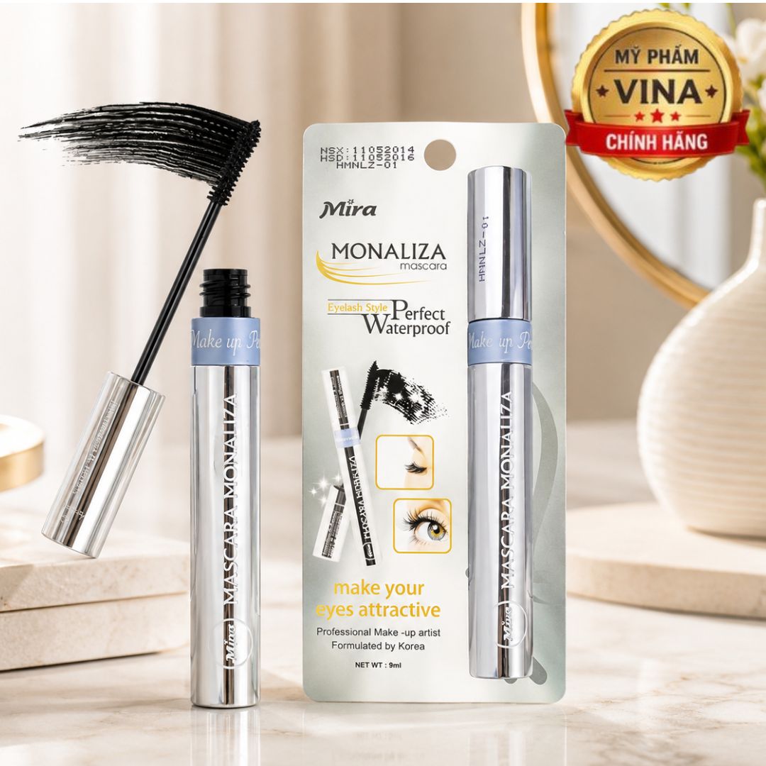 Mascara Không Trôi Giúp Cong Mi Mira Monaliza Make Your Eyes Attractive (8g) 1